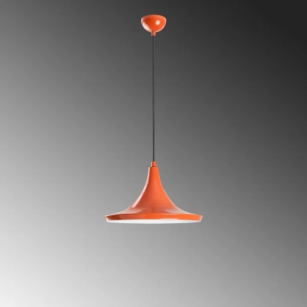 Lustră pe cablu TOM 1xE27/40W/230V portocaliu