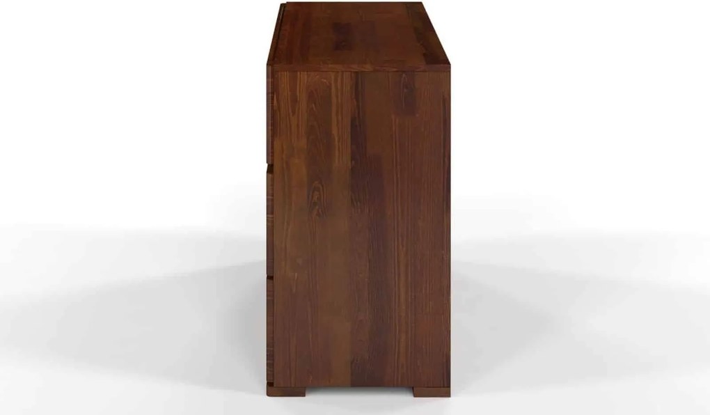 Comodă lemn masiv TerraCraft Pin 2+2 Sertare, 120 × 45 × 81 cm - Natural