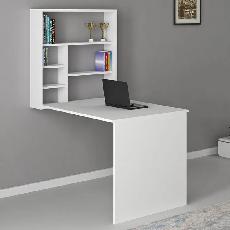 Birou Ravin Alb 63x90x154 cm