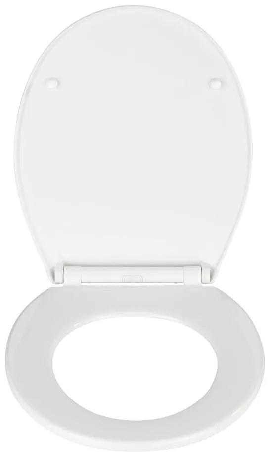 Capac WC cu închidere lentă Wenko Kos, 44 x 37 cm, alb