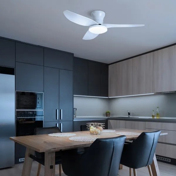 Brilagi - Ventilator LED tavan reglabil 30W 230V 3000-6500K alb + DO