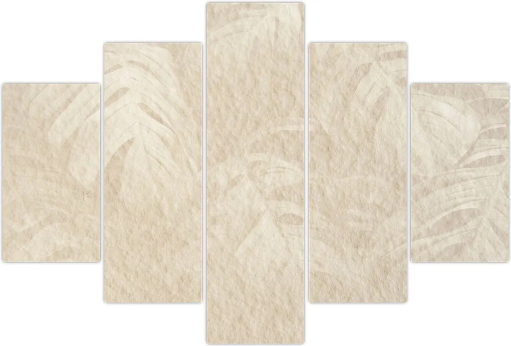 Tablou - Frunze în textură (150x105 cm)