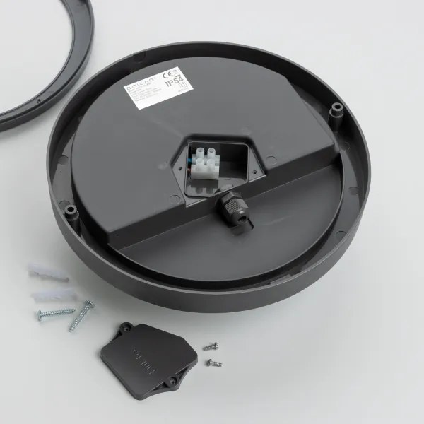 Plafonieră LED de exterior LED/20W/230V IP54 antracit Brilagi