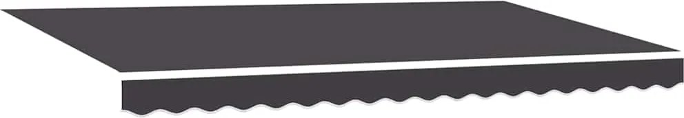 vidaXL Material de înlocuire pentru copertină Antracit 4 x 2 m