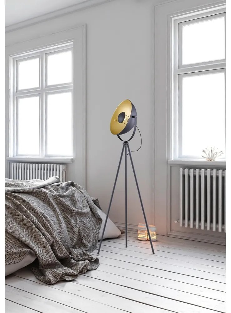 Lampadar Reality Chewy, înălțime 160 cm, gri închis