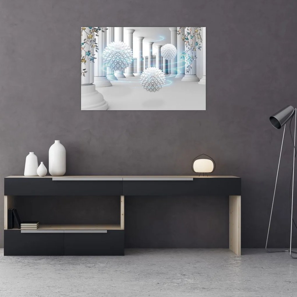 Tablou abstract în stil antic (90x60 cm)