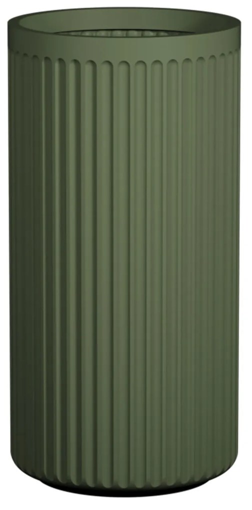Ghiveci de flori Turris, gri-verde, dimensiuni multiple - Ghivece ceramice mărimea: L - ⌀ 44, h. 88 cm