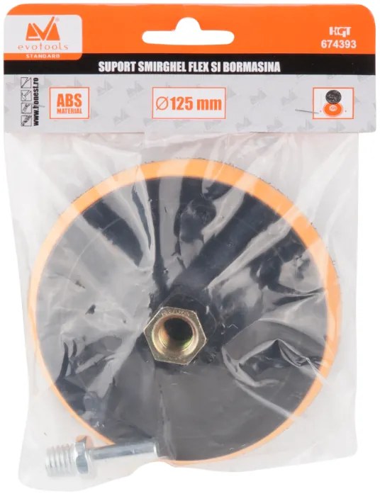 Suport Flex Bormasina pentru Disc Abraziv Prindere Arici   D[mm]: 150