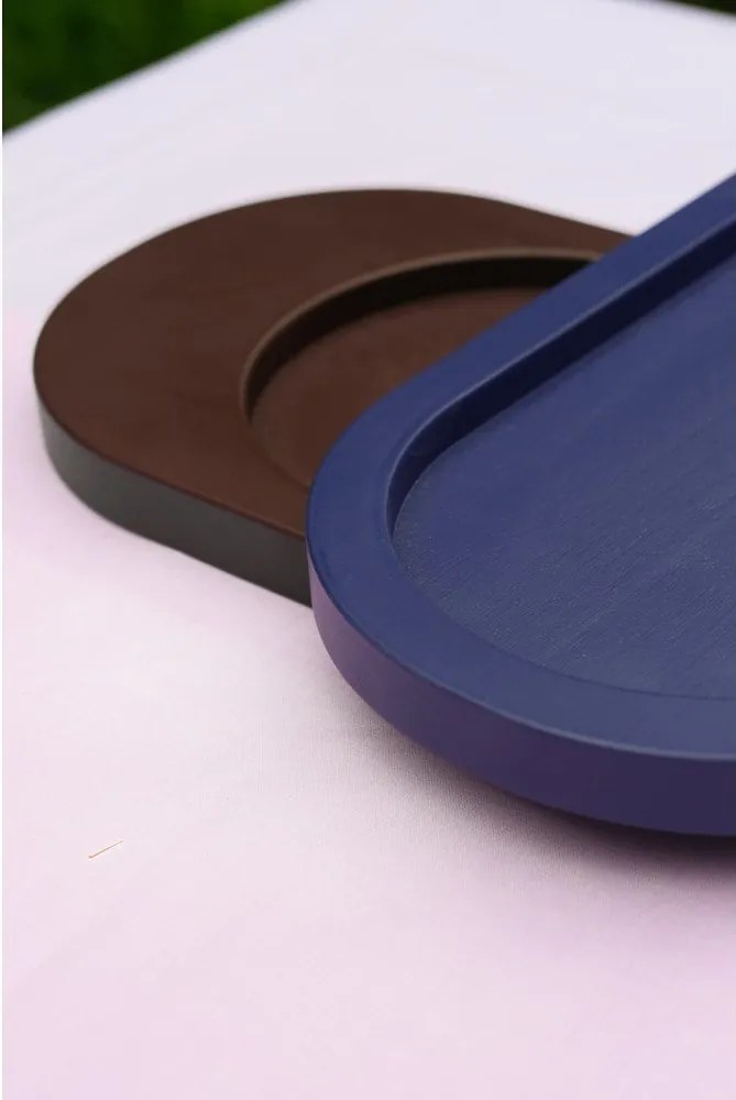 Tavă decorativă din lemn 15x32 cm Tenu – noo.ma