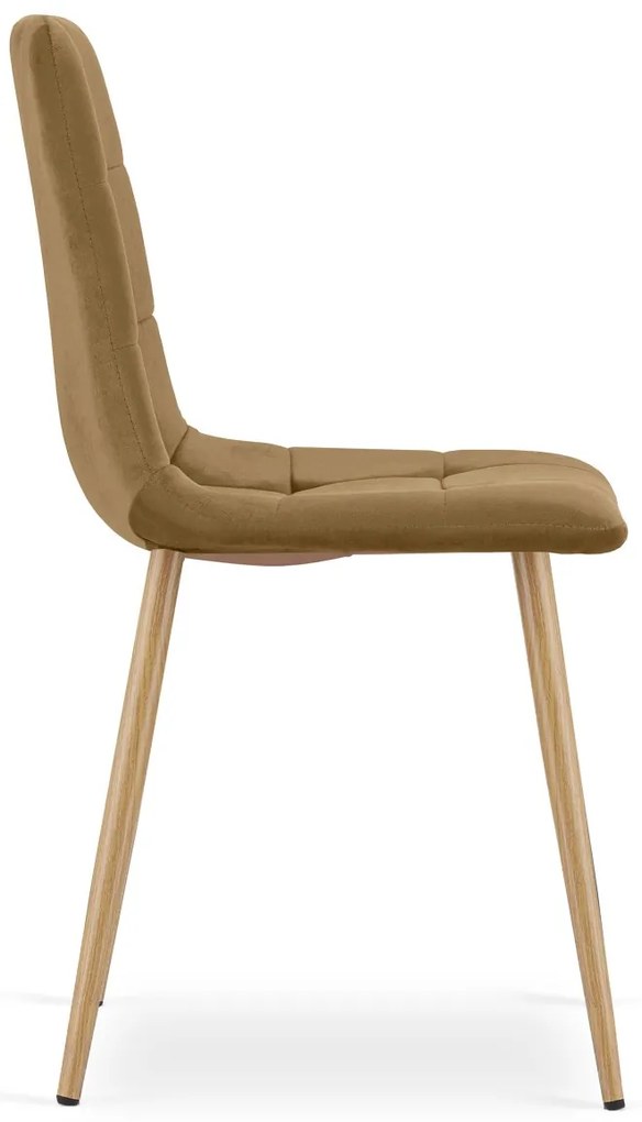 Scaun catifea maro KARA