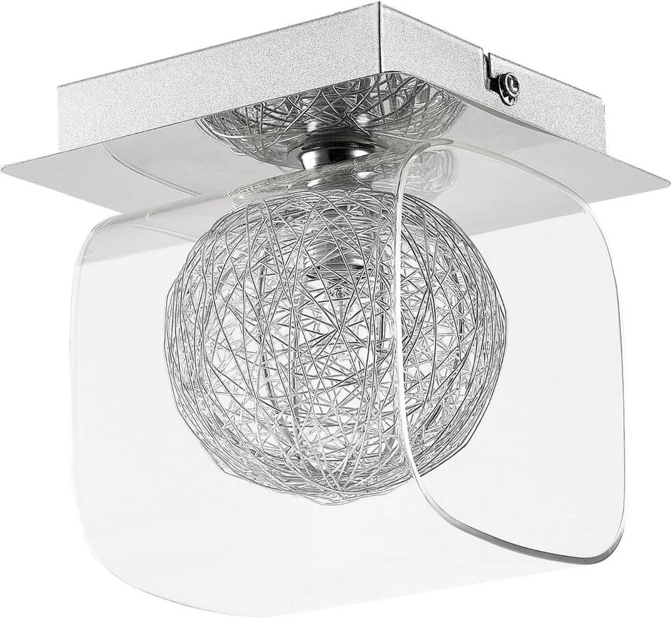 Lampa suspendata eleganta - Athena 16,5 x 15,5 cm - crom / argintiu