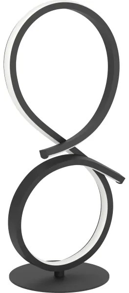 Lampă LED de masă Eglo 901269 SERPINS LED/11,4W/230V 3000K negru