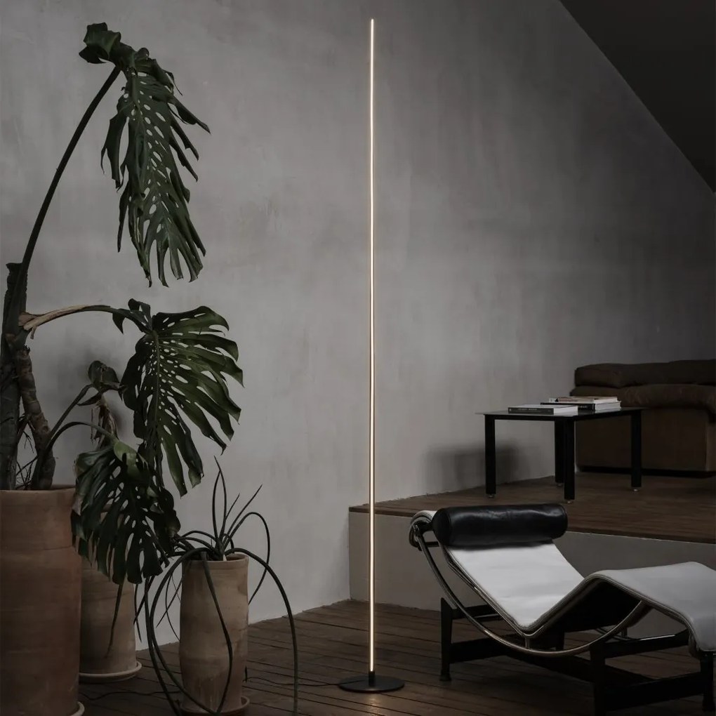 Lampadar LED minimalist BLADE PT NICKEL H-251,2cm