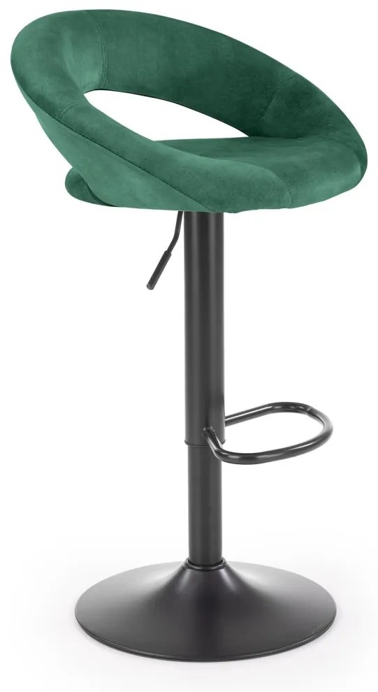 Scaun de bar H102 velvet verde