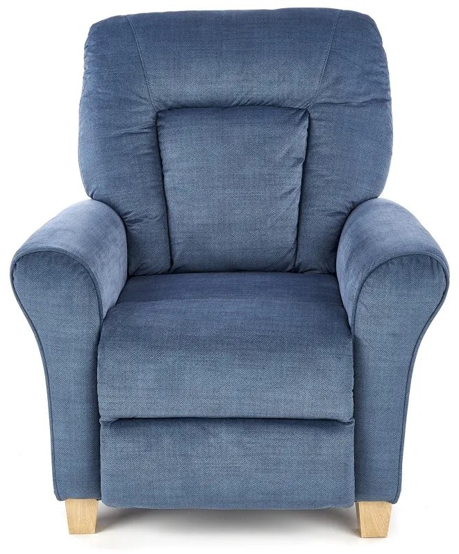 Fotoliu recliner Bard stofa bleumarin H102 cm