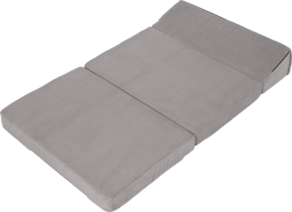 Saltea pliabilă/fotoliu extensibil, 2 in 1, gri, VEDIS