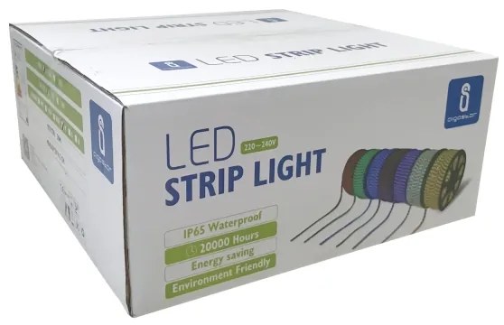 Aigostar - Bandă LED 50m LED/300W/230V IP65 roșie