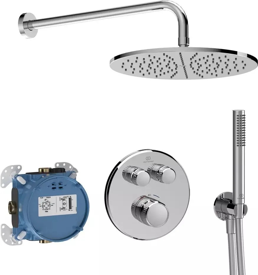 Sistem de dus incastrat Ideal Standard Ceratherm Navigo crom lucios