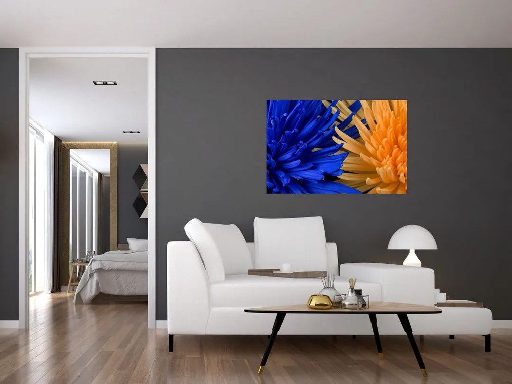 Tablou detailat cu flori (90x60 cm)