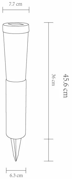 SET 2x corp de iluminat LED solar SOLAR LED/0,1W/3V 6000K IP44 Globo 33785-2