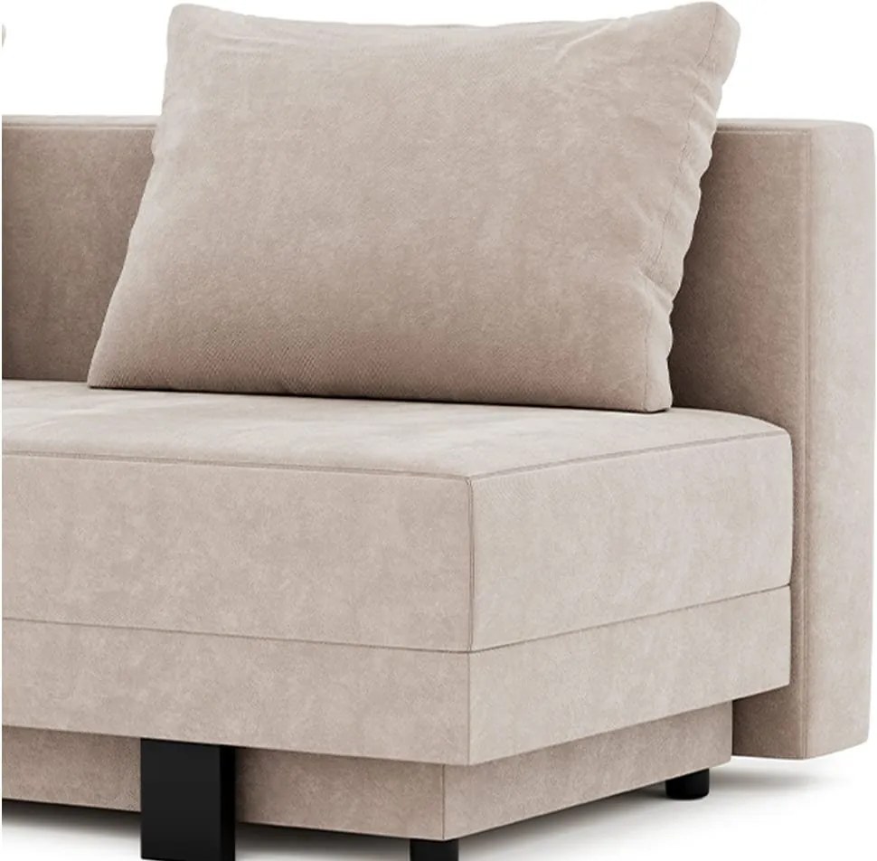 Canapea lemn masiv Extensibila Otto, 210 × 102 × 75 cm