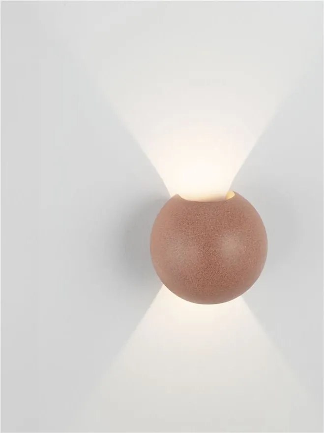 Aplica LED ambientala exterior IP65 SIMENTI Red Sandstone