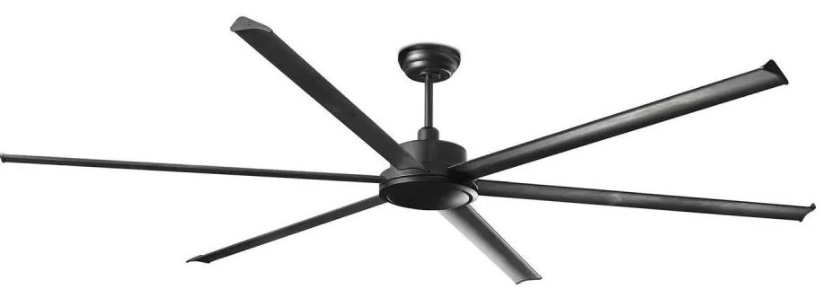 Ventilator de tavan FARO 34207 ROTTERDAM XXL negru d. 250 cm + telecomandă