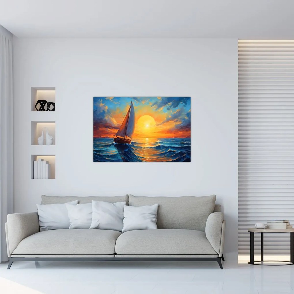 Tablou - Sailboats (90x60 cm)