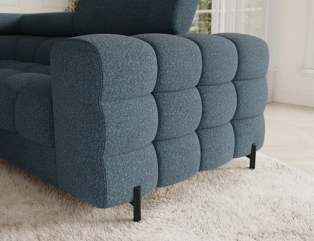 Colțar lemn masiv Formă U Extensibil Factory 346x205cm Personalizabil - Jaffray 40, Dreapta