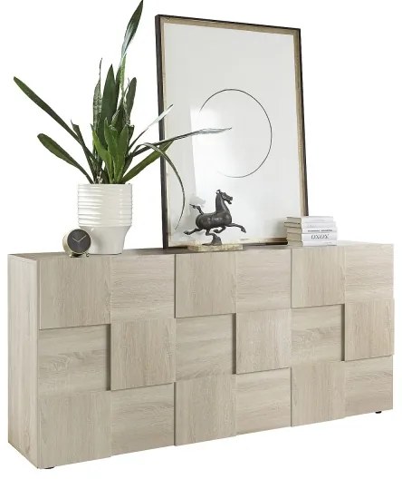 Comodă SERIAN, stejar Sonoma