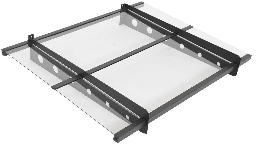 Copertină de ușă Dortmund 80 x 100 cm CoverTech antracit