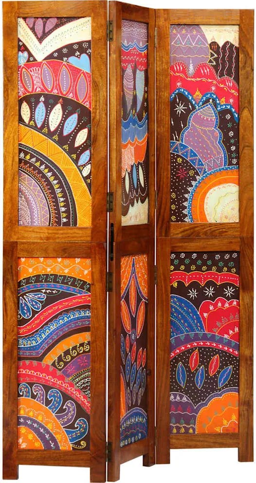 vidaXL Separator de cameră Maro miere 105 x 1,5 x 160 cm