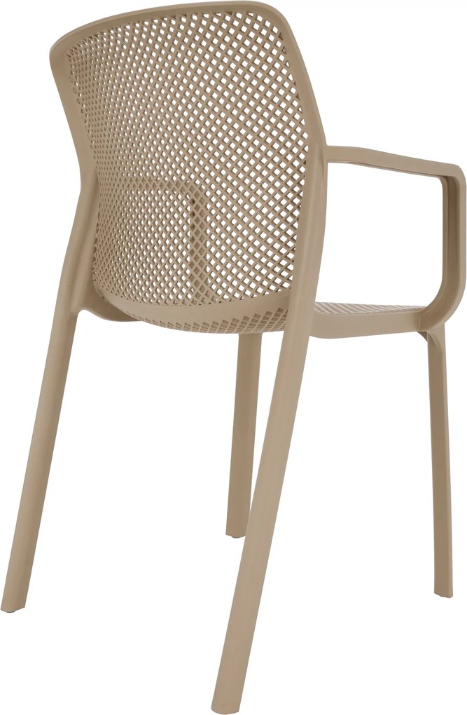 Scaun stivuibil, gri-maro / plastic, FRENIA