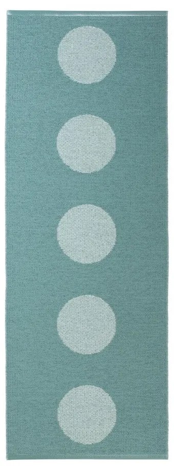Covor tip traversă pentru interior și exterior turcoaz 70x200 cm Vera Pop Jade – Pappelina