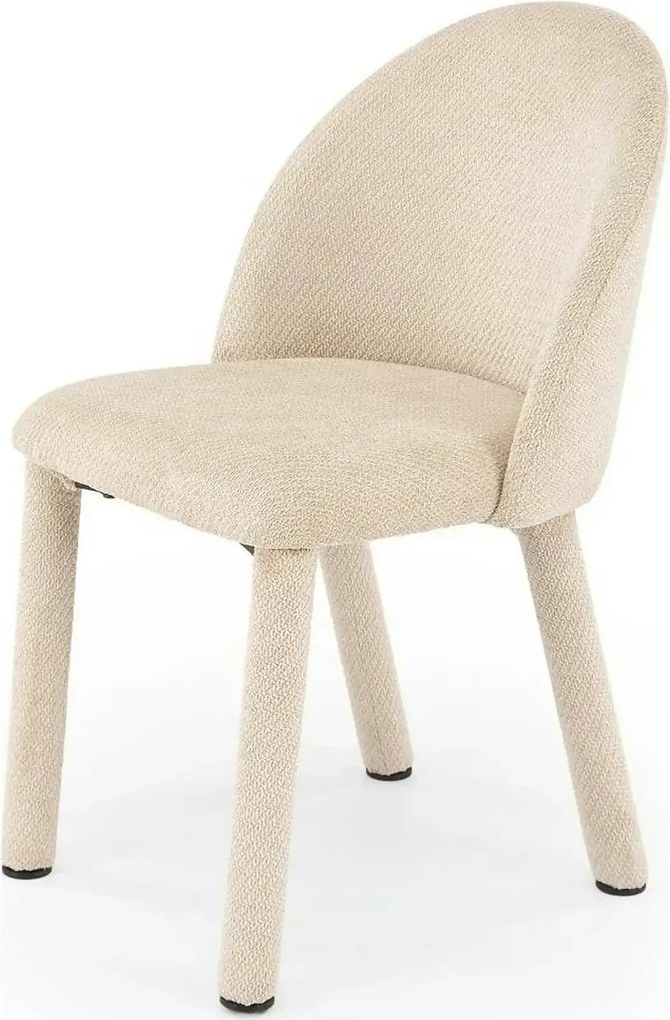 Scaun K598, stofa bej, 51x56x83 cm