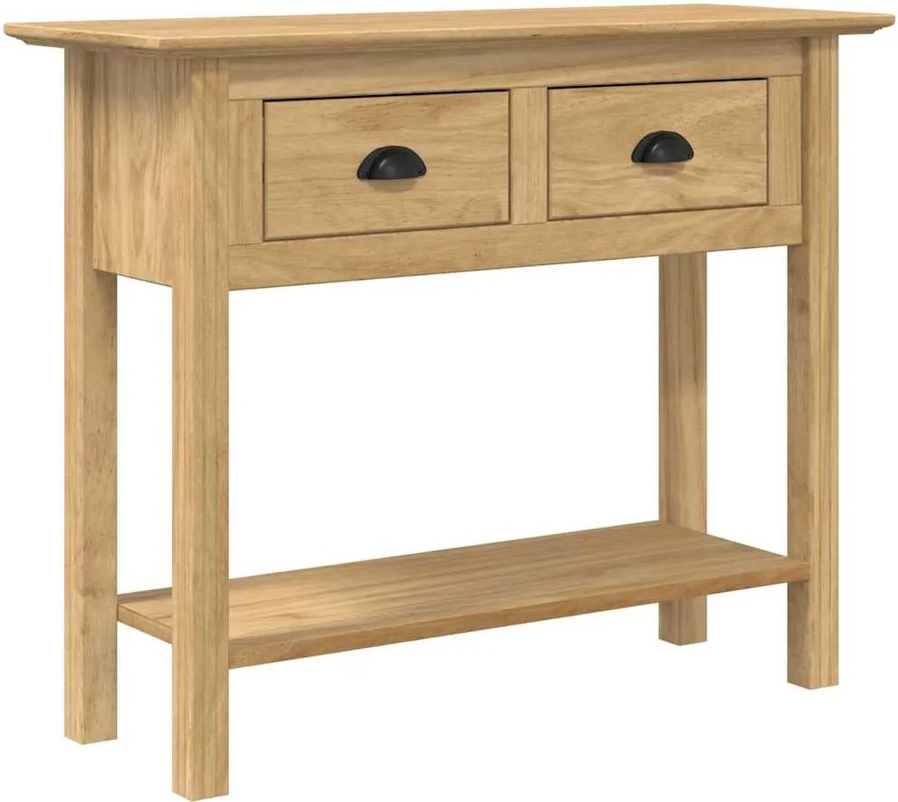 vidaXL Masă de consolă BODO Maro miere 91 x 34.7 x 74 cm Lemn compozit