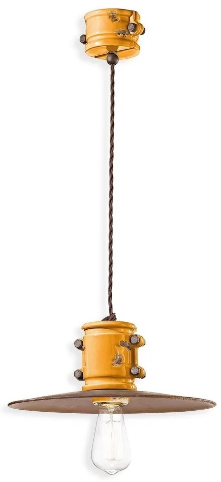 Pendul design retro realizat manual din ceramica URBAN