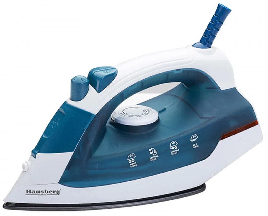 Fier de calcat Hausberg HB-7850, 2000 W, albastru