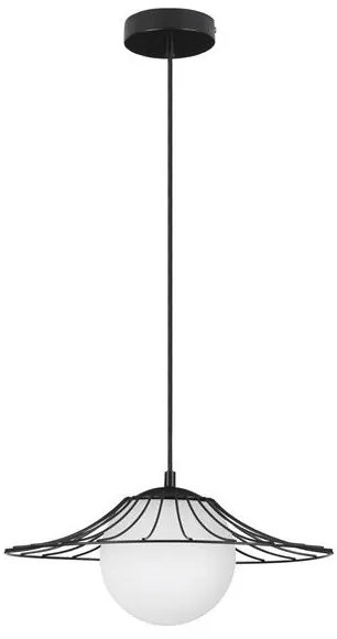 Pendul design modern FLY negru mat 36cm