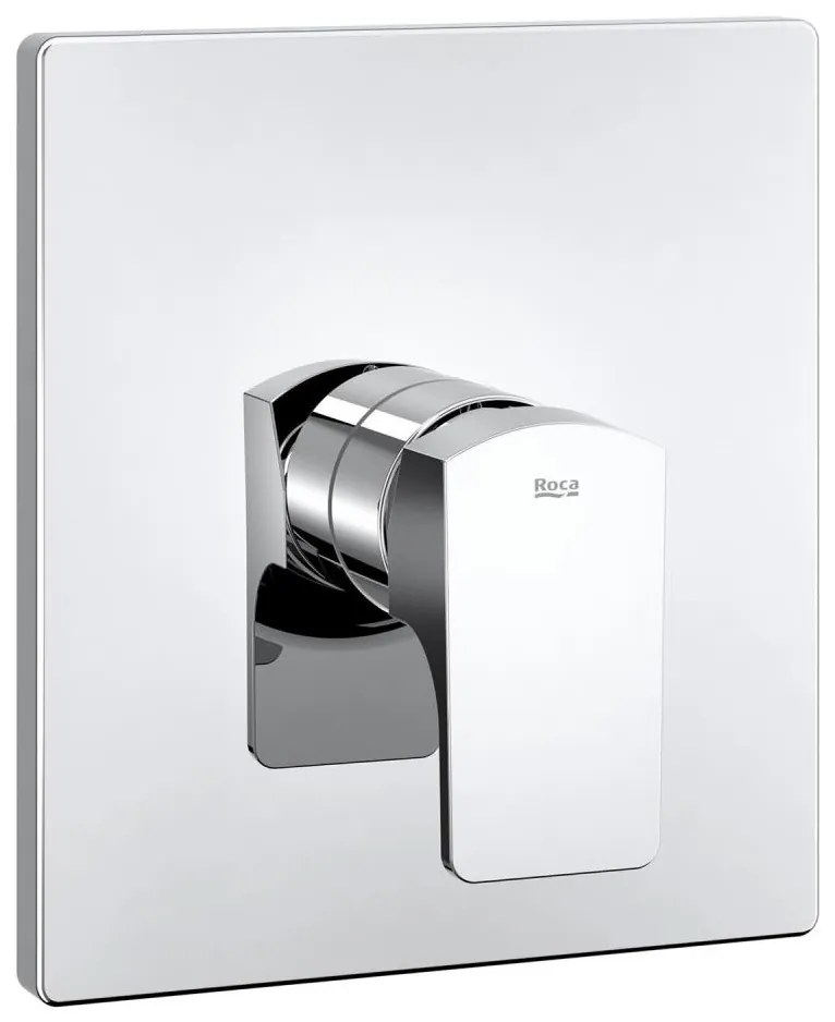 Roca A5A2B01C00 - Baterie de duș pentru montaj încastrat L90, crom lucios