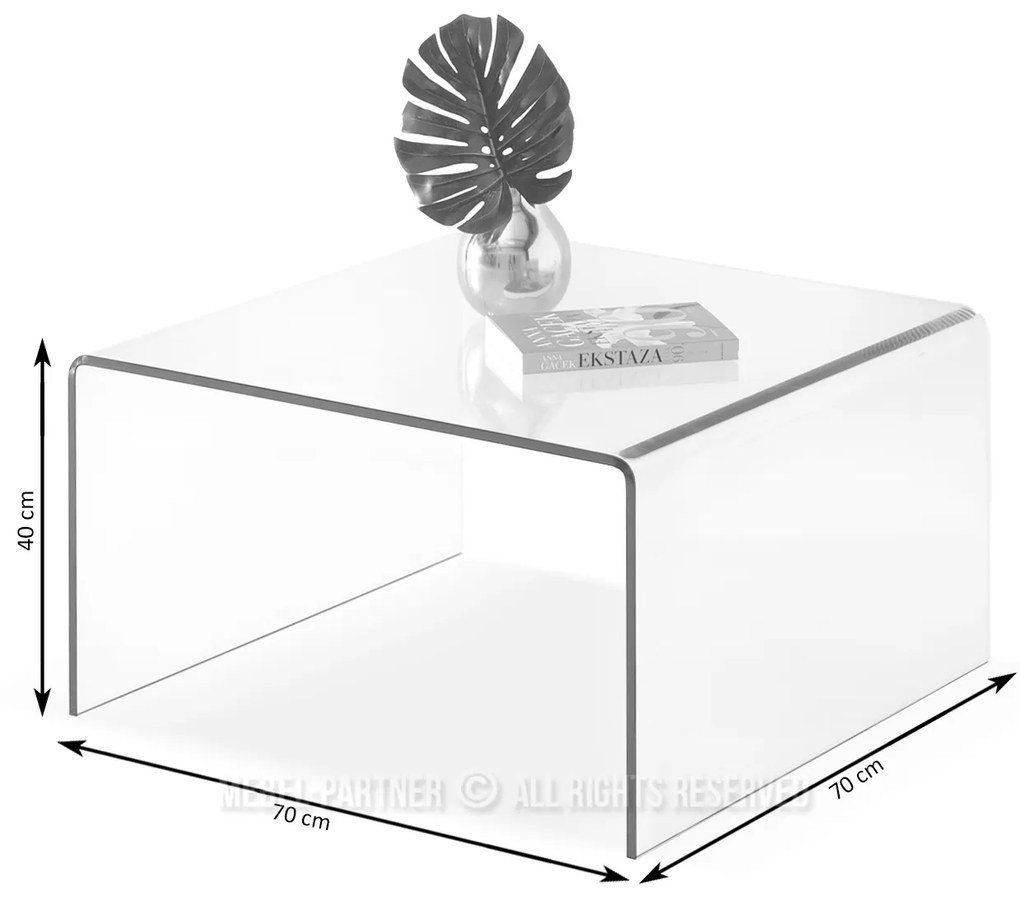 Măsuță de cafea Jarwis Xl (transparent). 1111909