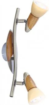 Plafoniera rustica 2 becuri E14 LORD II&amp;III 5443-2 Globo