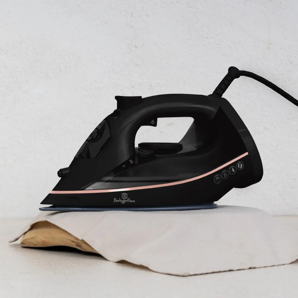 Fier de calcat 2200 W Black Rose Berlinger Haus BH 9592