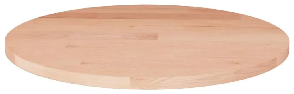 342894 vidaXL Blat de masă rotund, Ø40x1,5 cm, lemn masiv stejar netratat
