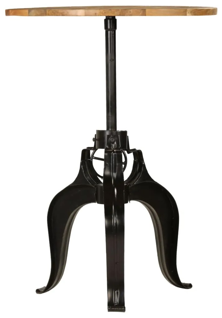 245268 vidaXL Masă de bar, lemn masiv de mango, 75 x (76-110) cm