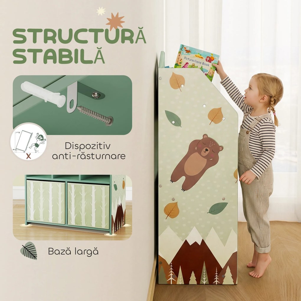 AIYAPLAY raft depozitare copii mobilier | Aosom Romania