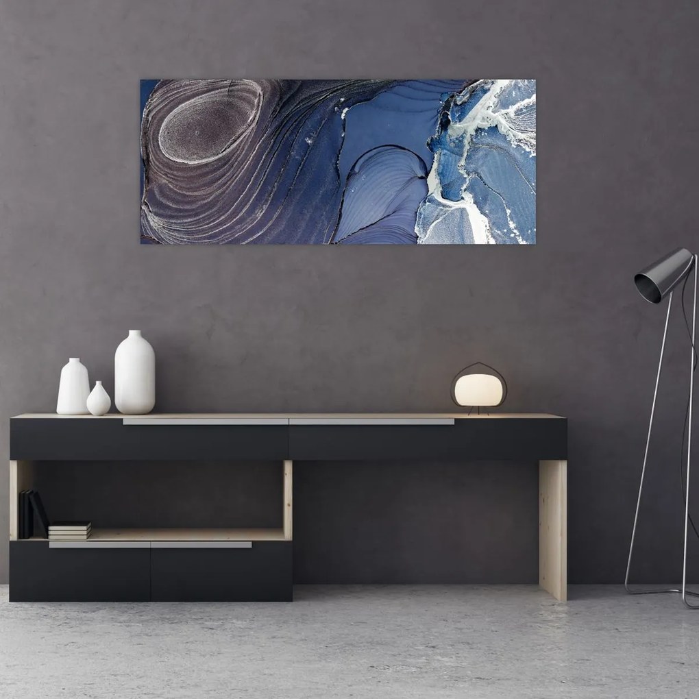 Tablou - Cerneală marmorată (120x50 cm)
