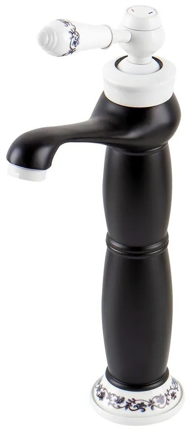 Izmir Black & White Baterie retro înălțată pentru lavoar