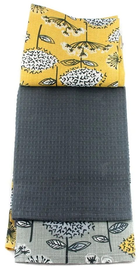 Prosoape de vase 3 buc. din bumbac 45x65 cm Retro Meadow – Cooksmart ®