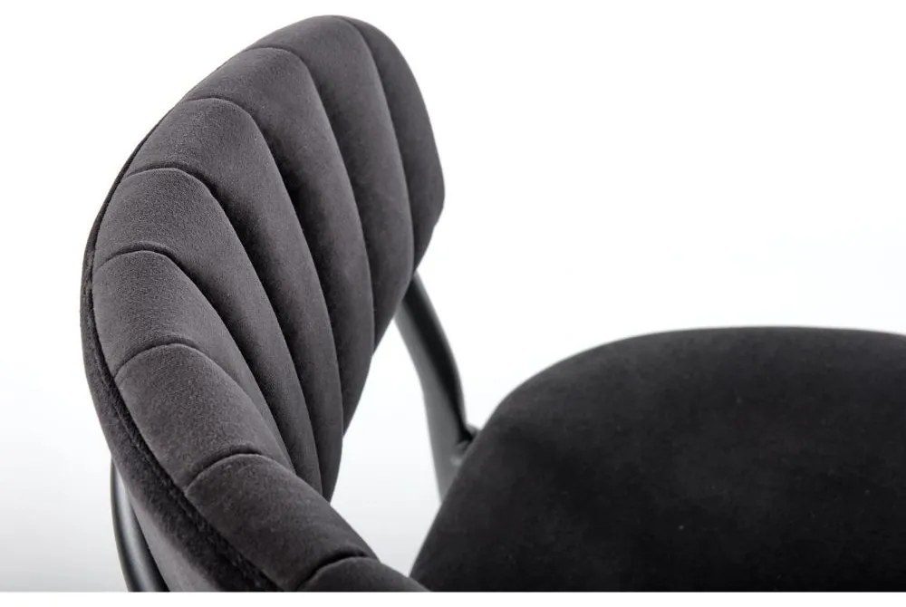 Scaun de bucaterie Rolland, negru